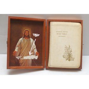 United Brotherhood of Carpenters and Joiners Union Made Box with King James Bibl